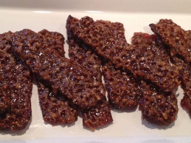 Caramelized Bacon with Pecans and Cayenne Caramelized Bacon with Pecans and Cayenne