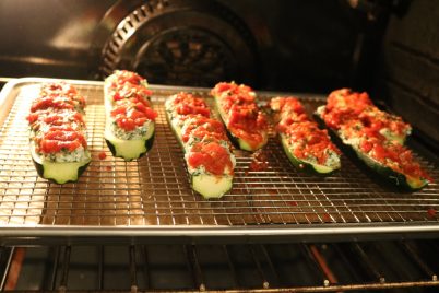 stuffed zucchini in oven