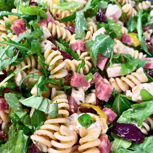 Italian Pasta Salad - Feast and Merriment