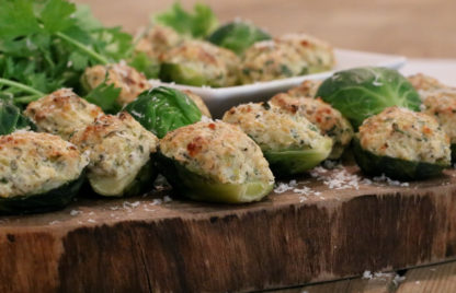 Stuffed brussel sprouts