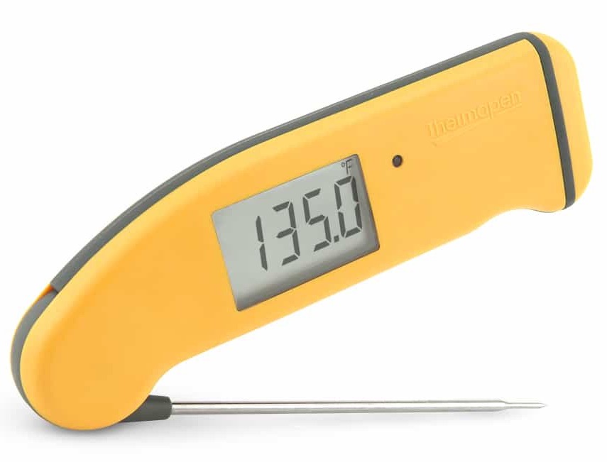 Yellow Thermoworks Thermapen themometer