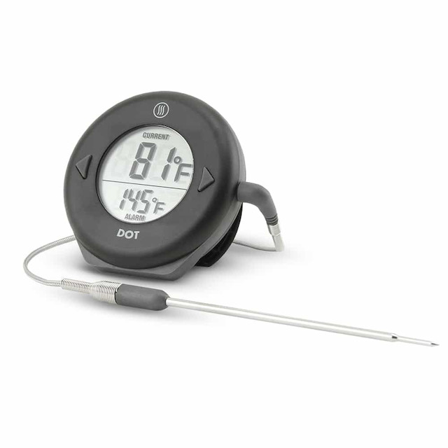DOT® Simple Alarm Thermometer - Black