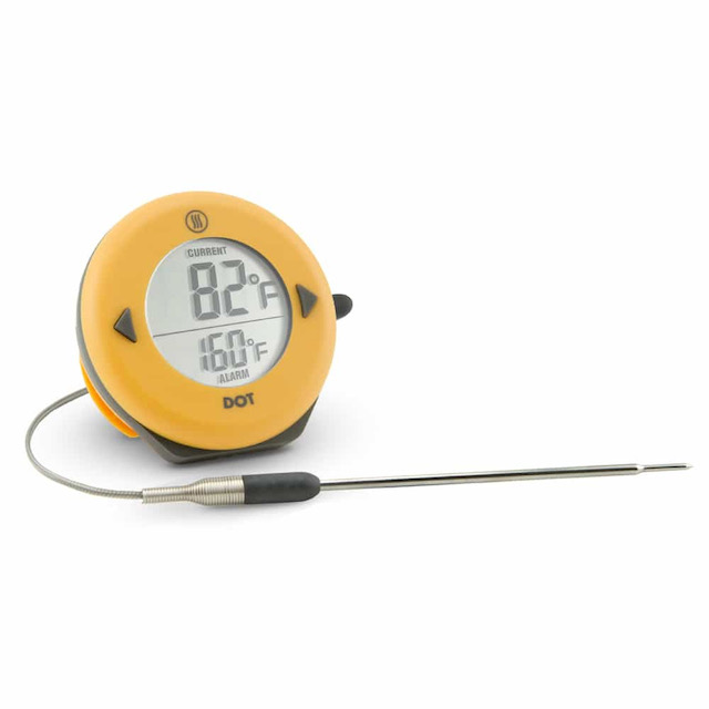 DOT® Simple Alarm Thermometer - yellow