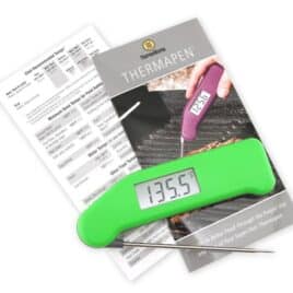 Thermapen with guidebook