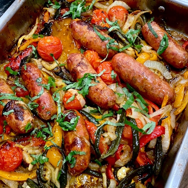 Roasted Sausage & Peppers