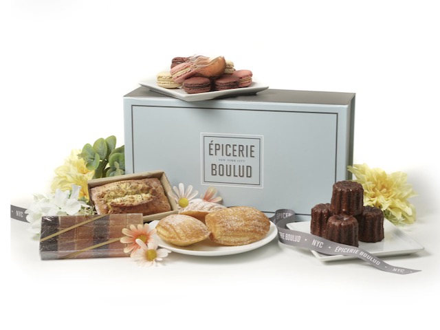 Daniel Boulud's French Sweet's Gift Box from Gold Belly Gold Belly including cookies, macaroons, poppy seed cake and other treats.