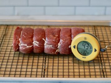 Ina garten's slow roasted beef tenderloin- with thermoworks dot