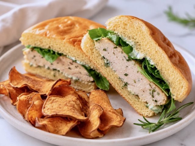 Rosemary Chicken burger giada