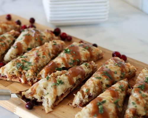 Thanksgiving Leftovers Pizza- Feature Image